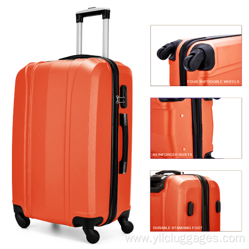 Fashion Orange 3PCS Travel Carry-on Luggage Set